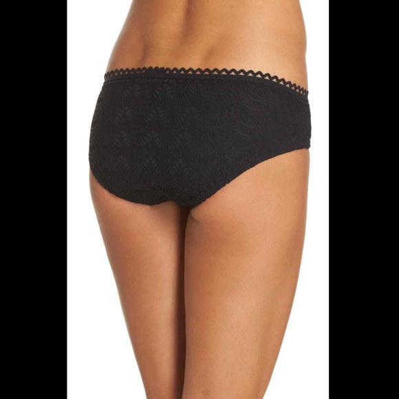 NEW Becca Lace-Up Hipster Bikini Bottoms in Black‎ [SZ Large ] - Picture 12 of 12